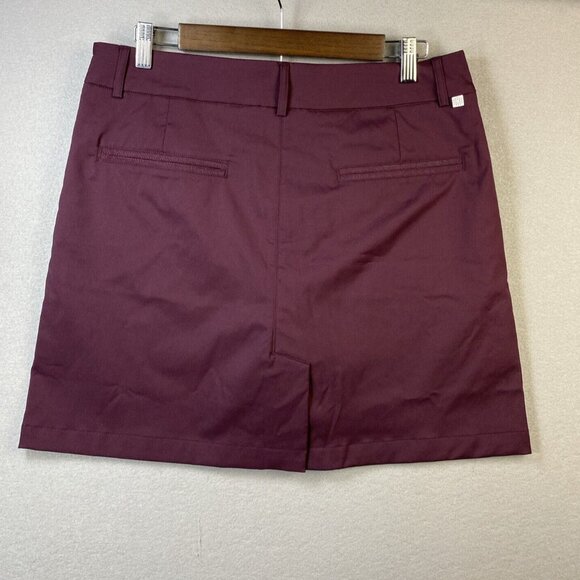 Puma Cell Skort Womens Size 8 Burgundy Red Skirt Golf Stretch UPF 50+ NWT $65‎ - Picture 9 of 15